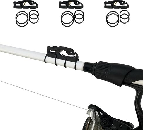 FinMan Multitool & Stow | Rod Mounted Line Cutter & Hook Keeper for Tackle Changes | Prevent Tangles, Keep Hooks Safe and Sharp, and Secure Weights | Easy to Install & Made in The USA in Saudi Arabia