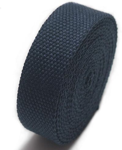 1 Inch Heavy Cotton Webbing 5.5~6 Yards Polyester Cotton Webbing Strap for Arts and DIY Crafts, Sewing Webbing Tote Canvas Bags Making Outdoor Accessories (Beige) in Saudi Arabia