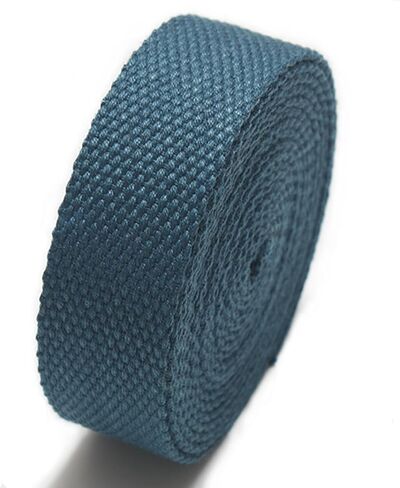1 Inch Webbing Strap – Heavy Duty Polyester Cotton-Like Tape, 5.5–6 Yards, Eco-Friendly Dye, Washable & Durable for DIY, Sewing, Tote Bags, Pet Leashes, Outdoor Gear (Beige) in Kuwait