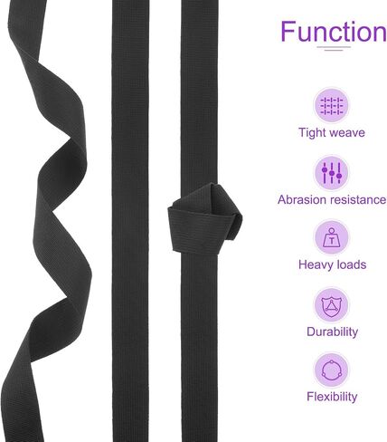 DMiotech Nylon Webbing Belt 10 Yard 25 Yard 50 Yard Length 1" 3/4" 2" 1-1/2" Width Nylon Straps for Sewing Luggage in Saudi Arabia