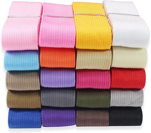 ZHFMILY Royal Blue 1 1/2 inch(38mm) Polyprorylene Webbing Straps 12 Yards Flat Wide Belting Webbing Handle Canvas Straps for Bags-Lawn Chair-Pet Collars-DIY Crafts #290, MS290 in Saudi Arabia