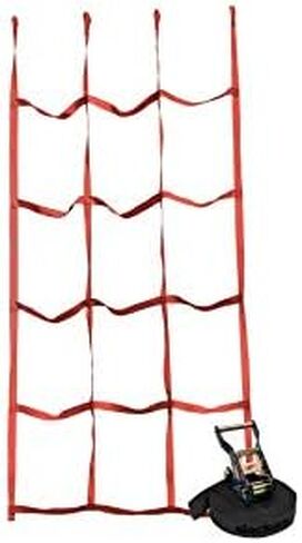 Slackers Ninja Net- Red | Ninjaline Net | Cargo Climbing net | Ninja Training | Net for Slackline Obstacle Course in Kuwait