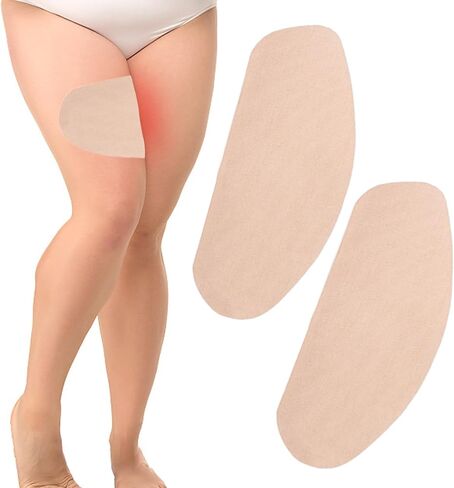 شريط جلدي داخلي من WOLAIYE، شريط مضاد للاحتكاك في الفخذ، رقع الفخذين، رقعة حماية من الاحتكاك للبشرة - 6 قطع in Kuwait