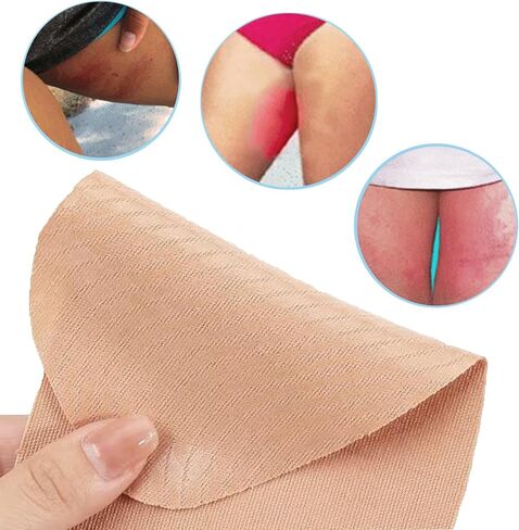 شريط جلدي داخلي من WOLAIYE، شريط مضاد للاحتكاك في الفخذ، رقع الفخذين، رقعة حماية من الاحتكاك للبشرة - 6 قطع in Kuwait