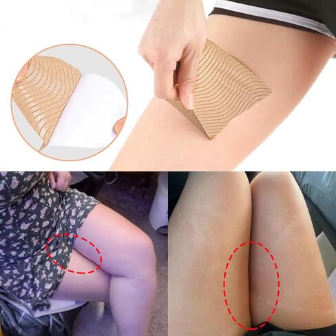 شريط جلدي داخلي من WOLAIYE، شريط مضاد للاحتكاك في الفخذ، رقع الفخذين، رقعة حماية من الاحتكاك للبشرة - 6 قطع in Kuwait