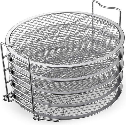 SICHEER Dehydrator Rack Stainless Steel Stand Accessories Compatible with Ninja Air Fryer 4-Qt … in Saudi Arabia