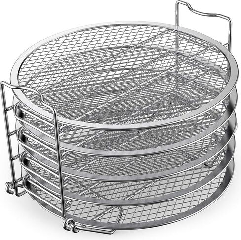 SICHEER Dehydrator Rack Stainless Steel Stand Accessories Compatible with Ninja Air Fryer 4-Qt … in Saudi Arabia