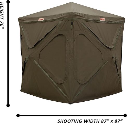 CAGE Permanent Hunting Blind, Tower and Accessories, Each Sold Separately, Easy Assembly, Durable, Rigid Framework, Pop-Up Hub System, Withstand™ All-Weather Fabric, 5-Year Limited Warranty, 3-Person in Saudi Arabia