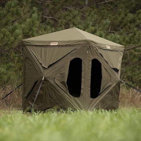 CAGE Permanent Hunting Blind, Tower and Accessories, Each Sold Separately, Easy Assembly, Durable, Rigid Framework, Pop-Up Hub System, Withstand™ All-Weather Fabric, 5-Year Limited Warranty, 3-Person in Saudi Arabia