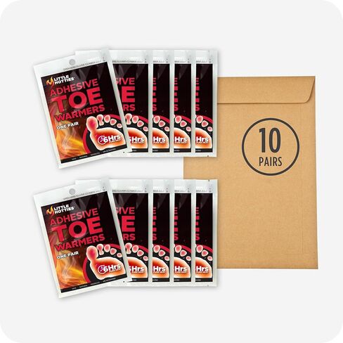 Little Hotties Toe Warmers - Adhesive Foot Warmers for Cold Weather Comfort in Kuwait