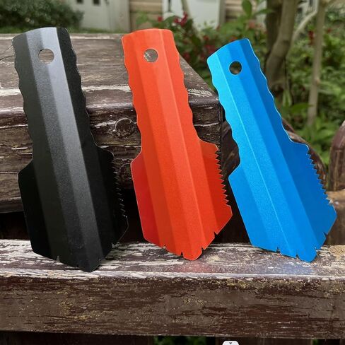 Ultralight Camping Trowel Backpacking Trowel Portable Aluminum Camping Shovel Small Potty Spade Hiking Trowel Garden Trowel with Longer Handle(Blue) in Saudi Arabia