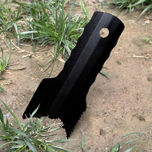 Ultralight Camping Trowel Backpacking Trowel Portable Aluminum Camping Shovel Small Potty Spade Hiking Trowel Garden Trowel with Longer Handle(Blue) in Saudi Arabia