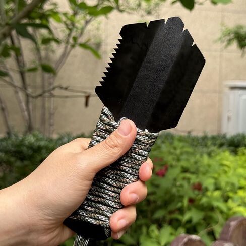 Ultralight Camping Trowel Backpacking Trowel Portable Aluminum Camping Shovel Small Potty Spade Hiking Trowel Garden Trowel with Longer Handle(Blue) in Saudi Arabia