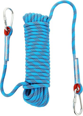 Boat Anchor Rope 50 FT Arborist Rope 10mm Marine Rope Camping Rope with Hook Outdoor Rope 2000Lbs Tree Stand Pull Up Rope Magnet Fishing Rope Safety Rope for Rappelling Hunting Rescuing Hiking in Saudi Arabia