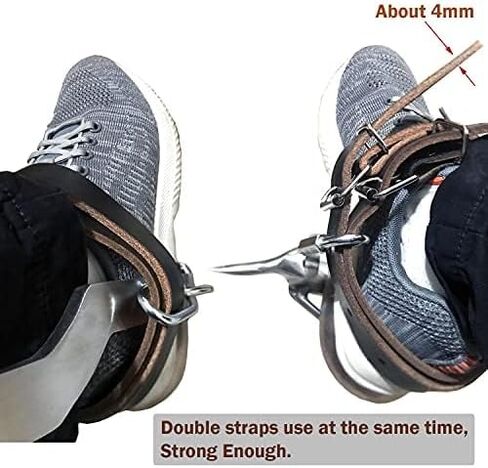 مسامير تسلق الأشجار - أداة تسلق الأشجار المصنوعة من الجلد، أداة تسلق الأشجار، دواسة مضادة للانزلاق لالتقاط الفاكهة والرياضات الخارجية... in Kuwait