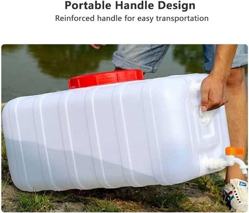 Large Plastic Water Storage Tanks Emergency Water Storage 50L/80L/110L/200L Camping & Hiking Water Storage Water Container Multifunctional Water Tank(Size:50L/13.2gallon) in Saudi Arabia