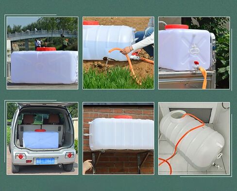 Large Plastic Water Storage Tanks Emergency Water Storage 50L/80L/110L/200L Camping & Hiking Water Storage Water Container Multifunctional Water Tank(Size:50L/13.2gallon) in Saudi Arabia