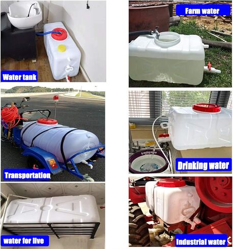 Large Plastic Water Storage Tanks Emergency Water Storage 50L/80L/110L/200L Camping & Hiking Water Storage Water Container Multifunctional Water Tank(Size:50L/13.2gallon) in Saudi Arabia