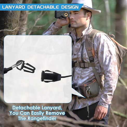 Rangefinder Tether-Range Finder Tether For Hunting Rangefinder,Laser Rangefinder Retractable Lanyard Cord For Men in Kuwait
