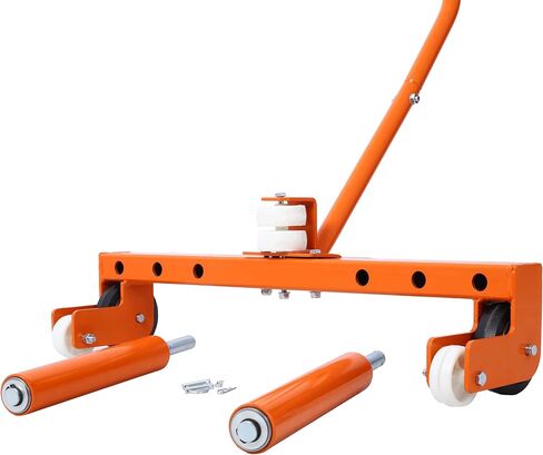 Heavy-Duty Adjustable Tire Wheel Dolly for Workshop, Garage, Orange in Saudi Arabia