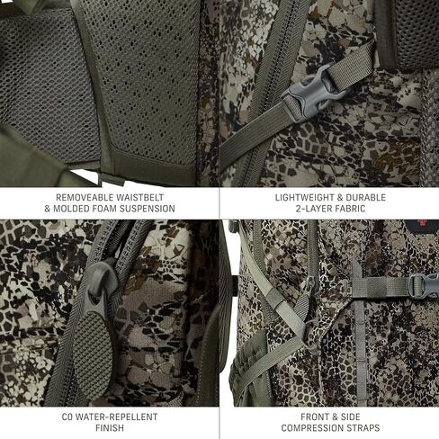 Badlands ATX 12 Hunting Pack - All-Terrain Xtreme Tactical Backpack, Lightweight, Water Resistant, Olive in Kuwait