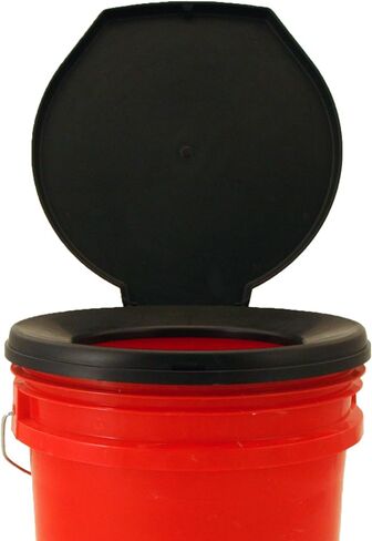 Emergency Zone Honey Bucket Style Toilet Seat for 5 Gallon Bucket | Portable Toilet for Camping, Hiking, Boating, or Emergencies for When Nature Calls - Individual Toilet Seat in Saudi Arabia