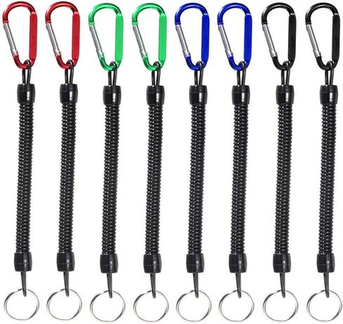 حبال صيد السمك، 8 عبوات من SourceTon متعددة الألوان لصيد الأسماك، حبل ملفوف آمن قابل للسحب مع حلقة تسلق، أداة صيد in Kuwait