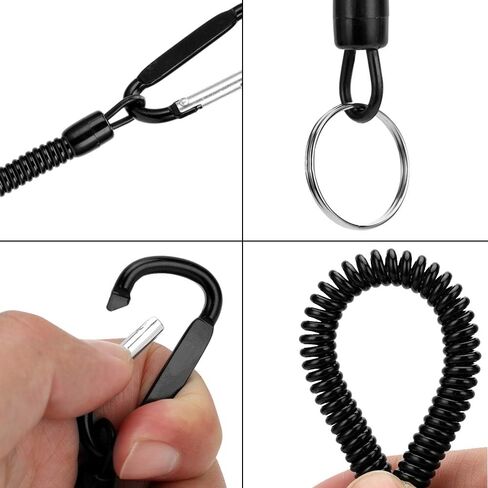 حبال صيد السمك، 8 عبوات من SourceTon متعددة الألوان لصيد الأسماك، حبل ملفوف آمن قابل للسحب مع حلقة تسلق، أداة صيد in Kuwait