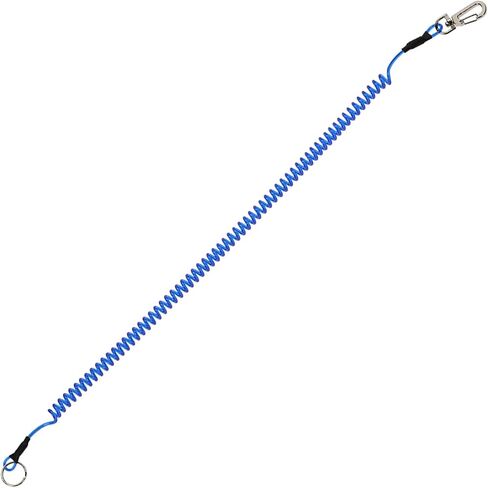 1Pcs Fishing Coil Lanyard Retractable Plastic Safe Rope Steel Wire Inside Fish Securing Tools for Pliers, Kayak in Saudi Arabia