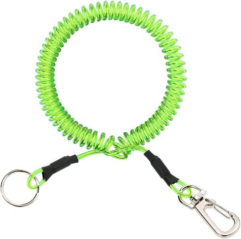 Mini Skater 1Pcs Fishing Coil Lanyard Retractable Plastic Safe Rope Steel Wire Inside Fish Securing Tools for Pliers, Kayak in Saudi Arabia