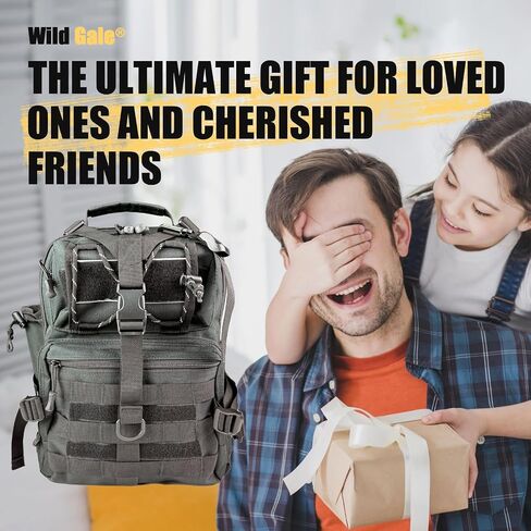 Fishing Backpack - Fishing Gifts For Men - Fishing Backpack With Rod Holder - Fishing Tackle Backpack Bag (Black) in Saudi Arabia