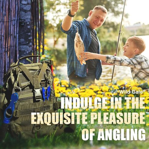 Fishing Backpack - Fishing Gifts For Men - Fishing Backpack With Rod Holder - Fishing Tackle Backpack Bag (Black) in Saudi Arabia
