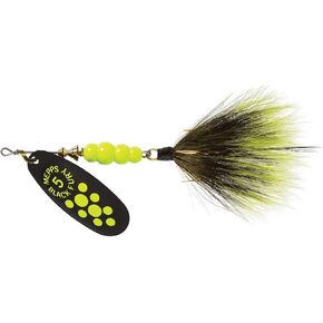 Mepps Black Fury - drsd trbl, Chart dot,One Size, BF4T CH