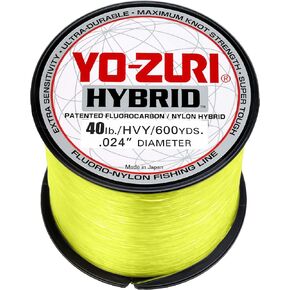 Yo-Zuri 40 HB 600 YL Hybrid High Vis Yellow 600Yd 40Lb