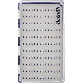 Aventik Fly Fishing Box Clear PC Lid Magnetic Closure for trout flies and large streamers. (1PC-Easy Grip Foam)