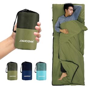Sleeping Bag Liner, Adult Sleep Sack & Travel Sheets, Ultralight and Portable Camping Sheets - Suitable for Hotel, Camping, Hostels, Business Trips, Tanning, Bed, Backpacking
