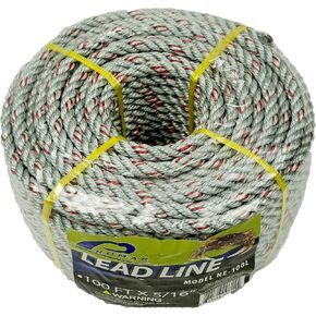 Promar NE-200L: 200 Ft Lead Core Rope - 5/16" Diameter - Spool
