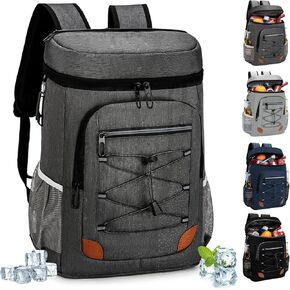 Backpack Cooler 36 Cans, Soft Cooler Backpack Insulated Leak Proof Beach Cooler Bag, Large Capacity Waterproof Coolers, Lunch Camping Travel Picnic Hiking Portable Cooler for Men Women