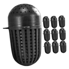 10pcs EEL Bait Cage Fish Traps Cage Fishing Lure Cages Fishing Tackle Cage Fishing Feeder Cage Lure Bait Cages Carp Feeder Brackets Fishing Bait Cage Plastic EEL Cage to Feed