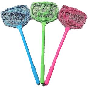 3 Pack Floating Nets Multi Color: No Assembly Required Kids Beach Nets, Beach Toys for Kids, Kid Fishing Nets, Butterfly Net, Beach Toy, Shelling Net, Dip Net, Crab Net, Critter Net