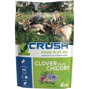 CRUSH Seeds of Science Food Plot Seed - Clover plus Chicory (8, Pounds)