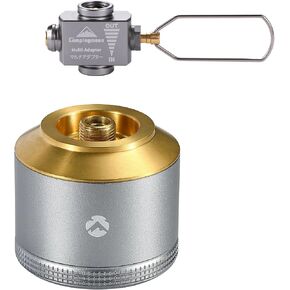 Replacement Empty Refillable Gas Fuel Cylinder EN417 Lindal Valve 15g Mini Tank with Refill Adapter for Camping Stove TC-15/Z15