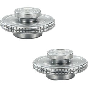 CAMPINGMOON 2pcs Cap for Camping Gas Fuel Canister with EN417 Lindal Valve M-108-2P