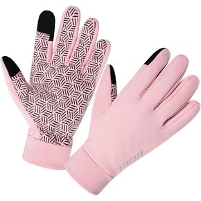 قفازات بيكسل باندا الدافئة للجري قفازات شتوية للنساء (وردي S) in Kuwait