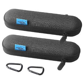 Membrane Solutions Travel Carrying Case for Personal Water Filter Straw Personal Water Filter Carrier Portable Storage Organizer Bag, Hard Shockproof EVA Storage Case