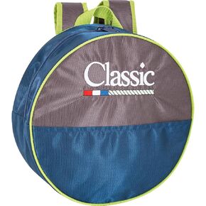Classic Rope Kid Rope Bag, Grey-Lime Green