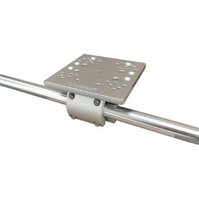 Brocraft Aluminum Universal Square/Round Rail Downrigger Mount/Rail Mount Downrigger Bracket
