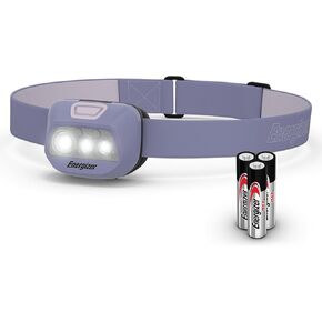 Energizer LED Headlamp HDL-400, IPX4 Water Resistant Headlamps, High-Performance Head Light for Outdoors, Camping, Running, Storm, Survival LED Light for Emergencies (Batteries Included)
