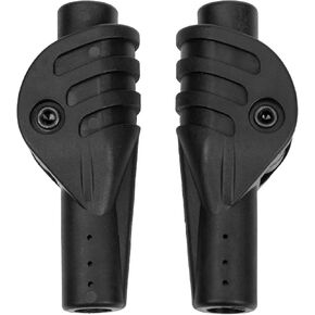 INOOMP Tent Accessory Folding Joint: 2pcs Plastic Support Rod Tent Repair Support Rod Joint Parts Automatic Tent Support Components Camping Supplies Black