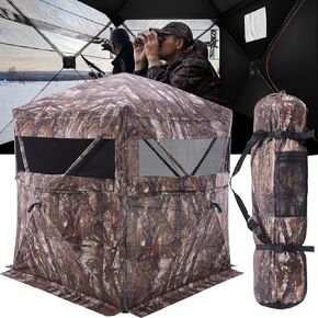 رؤية جديدة للصيد الأعمى، ستائر صيد منبثقة 360 درجة لصيد الغزلان، ستائر غزال محمولة لـ 3 أشخاص in Kuwait